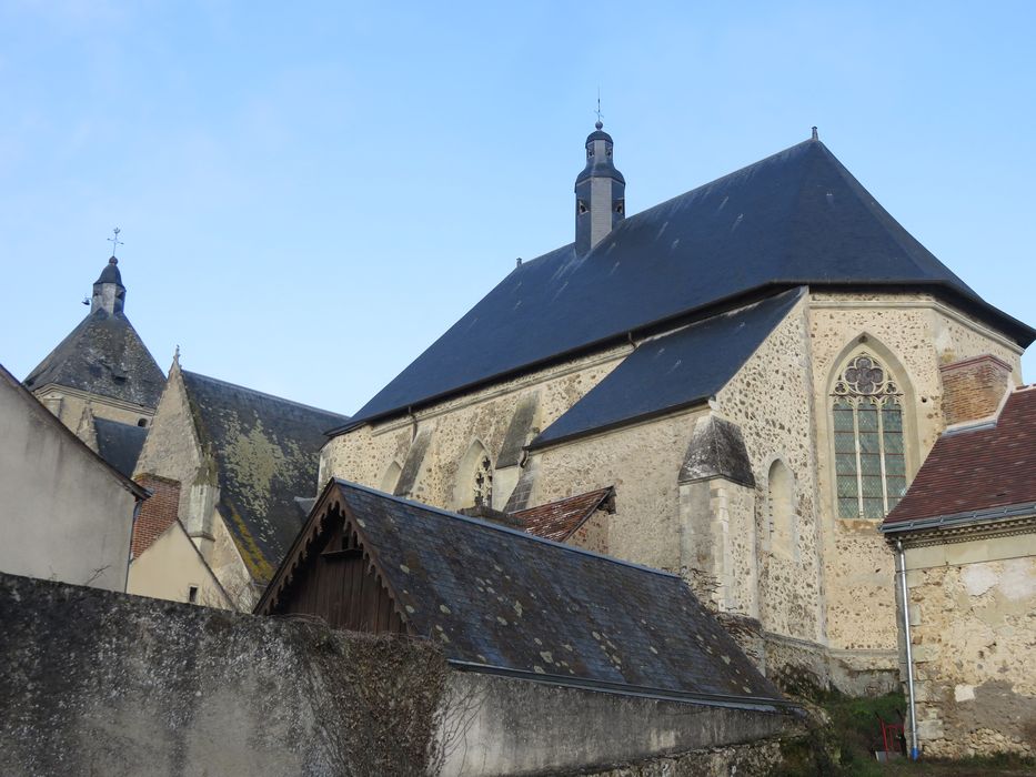 Façade latérale sud, vue partielle