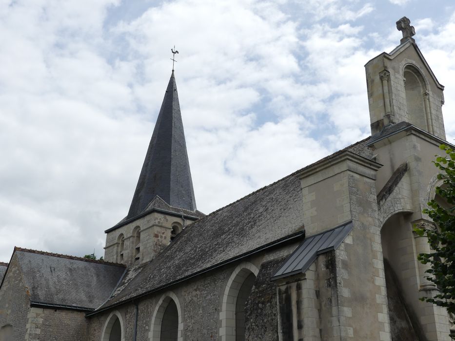 façade latérale nord, vue partielle