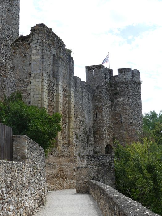 vue partielle des vestiges depuis le Nord-Ouest