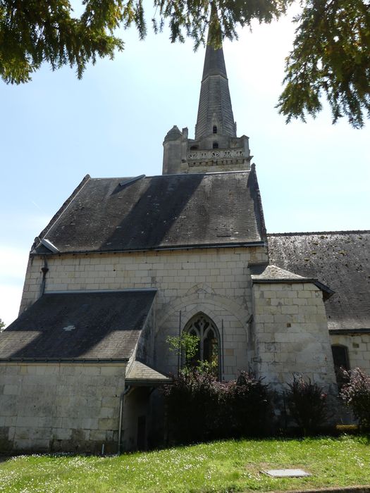 façade latérale nord, vue partielle