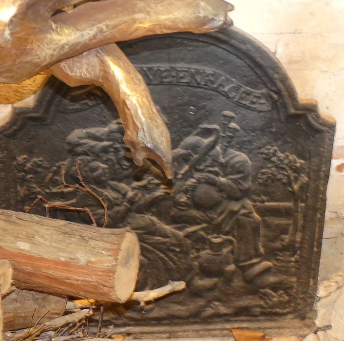 plaque de cheminée