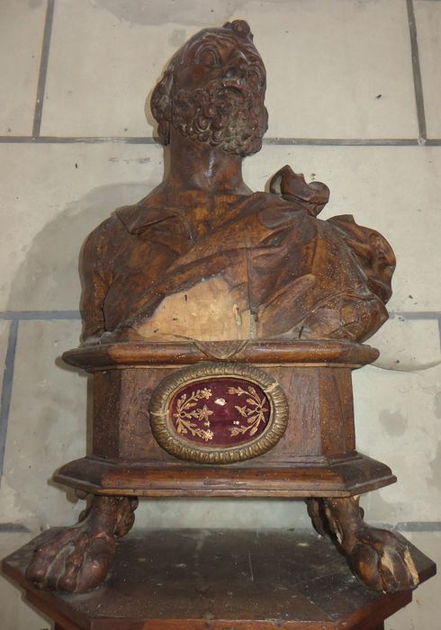 buste-reliquaire de saint Pierre - © Ministère de la Culture (France), Conservation des antiquités et des objets d’art d'Indre-et-Loire - Tous droits réservés