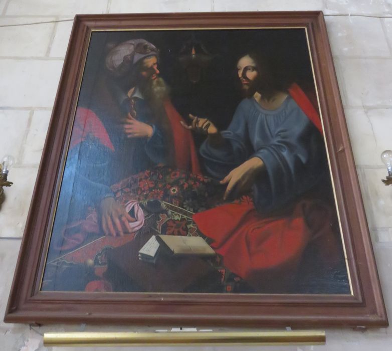 tableau : Jésus et Nicomède