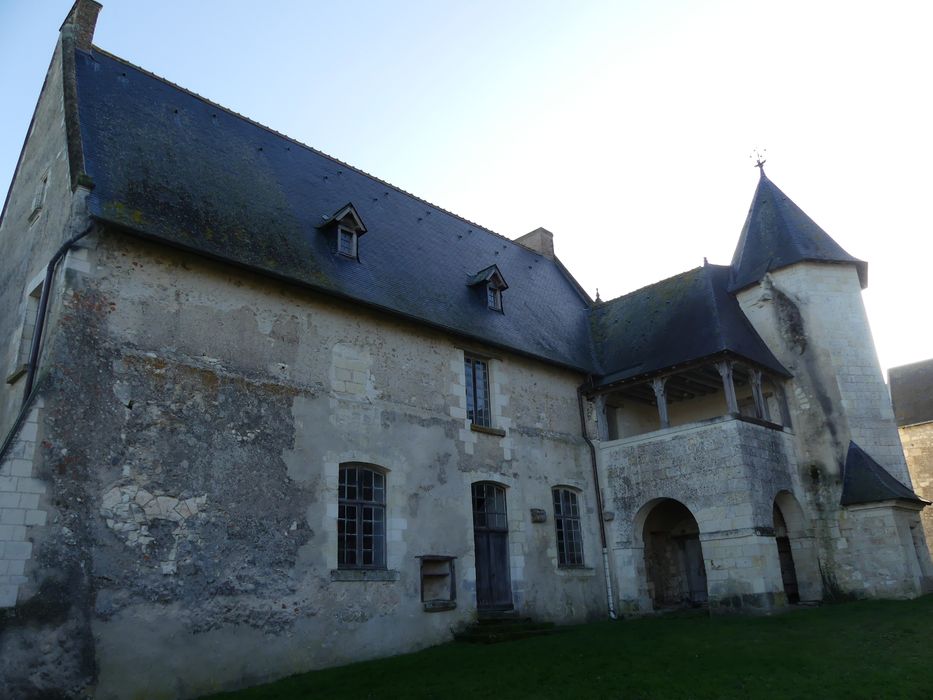 seconde cour, logis, façade ouest