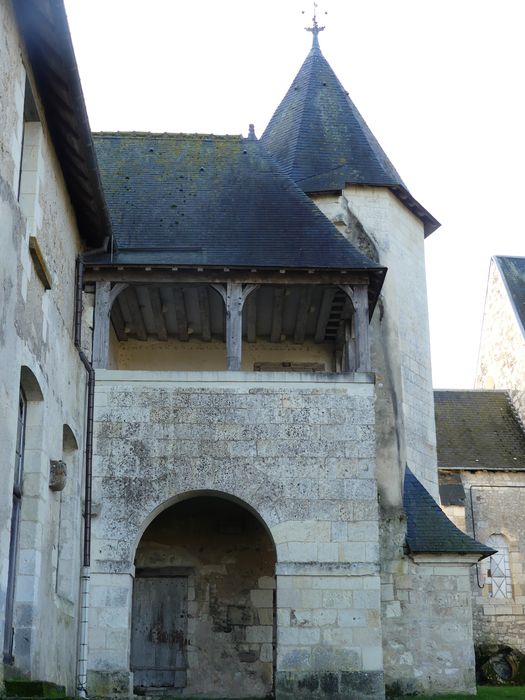 Seconde cour, logis, aile en retour sud, façade nord