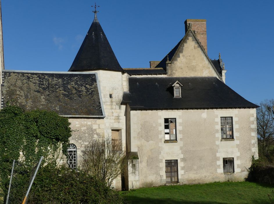 Seconde cour, logis, façade sud