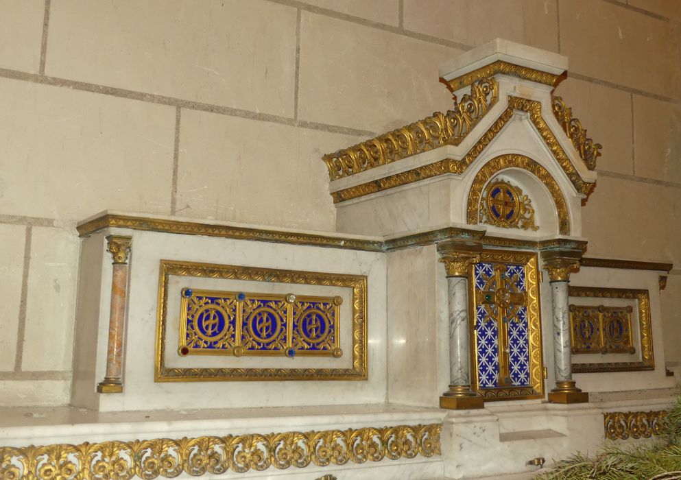autel secondaire, détail du tabernacle