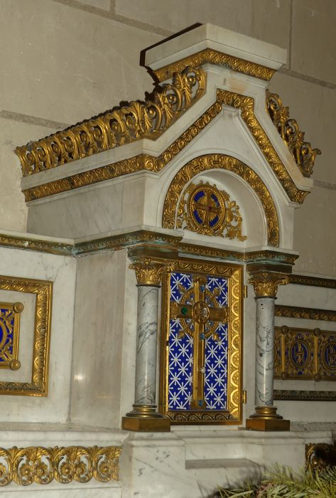 autel secondaire, détail du tabernacle