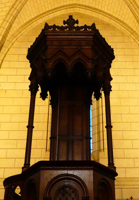 chaire à prêcher, vue partielle