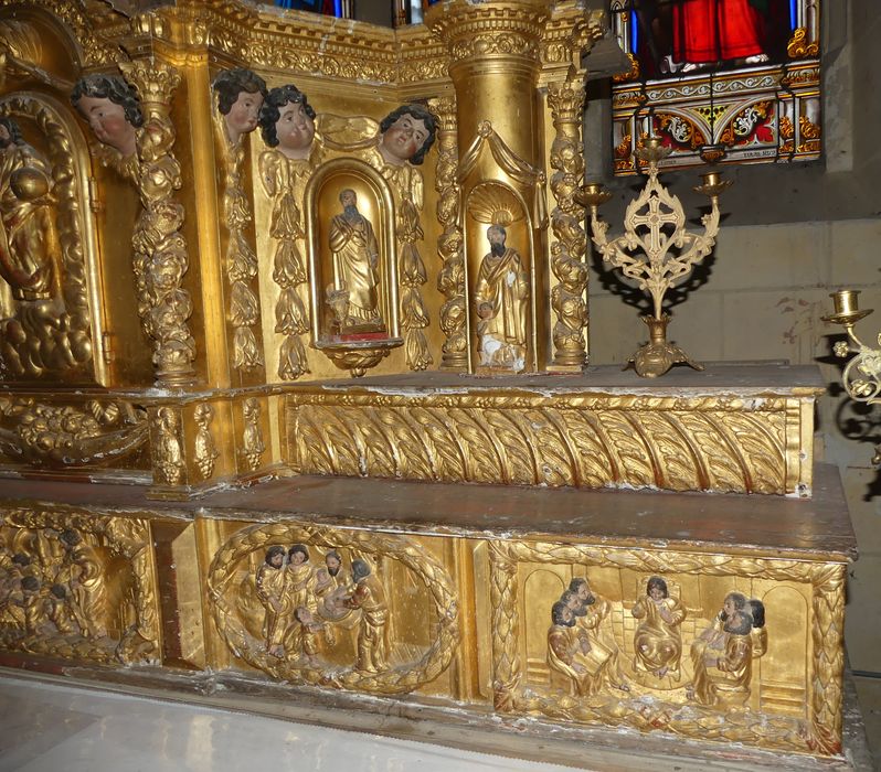 retable, détail