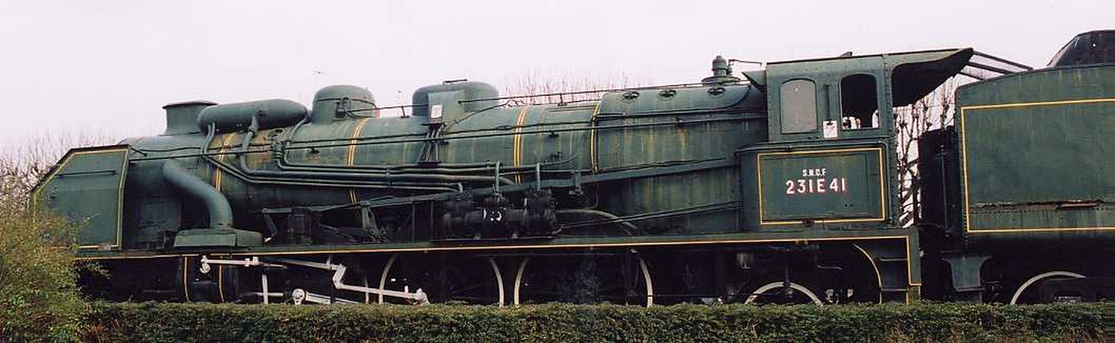 Locomotive à vapeur Fives-Lille, type Pacific, à tender séparé, à voie normale, 231 E 41