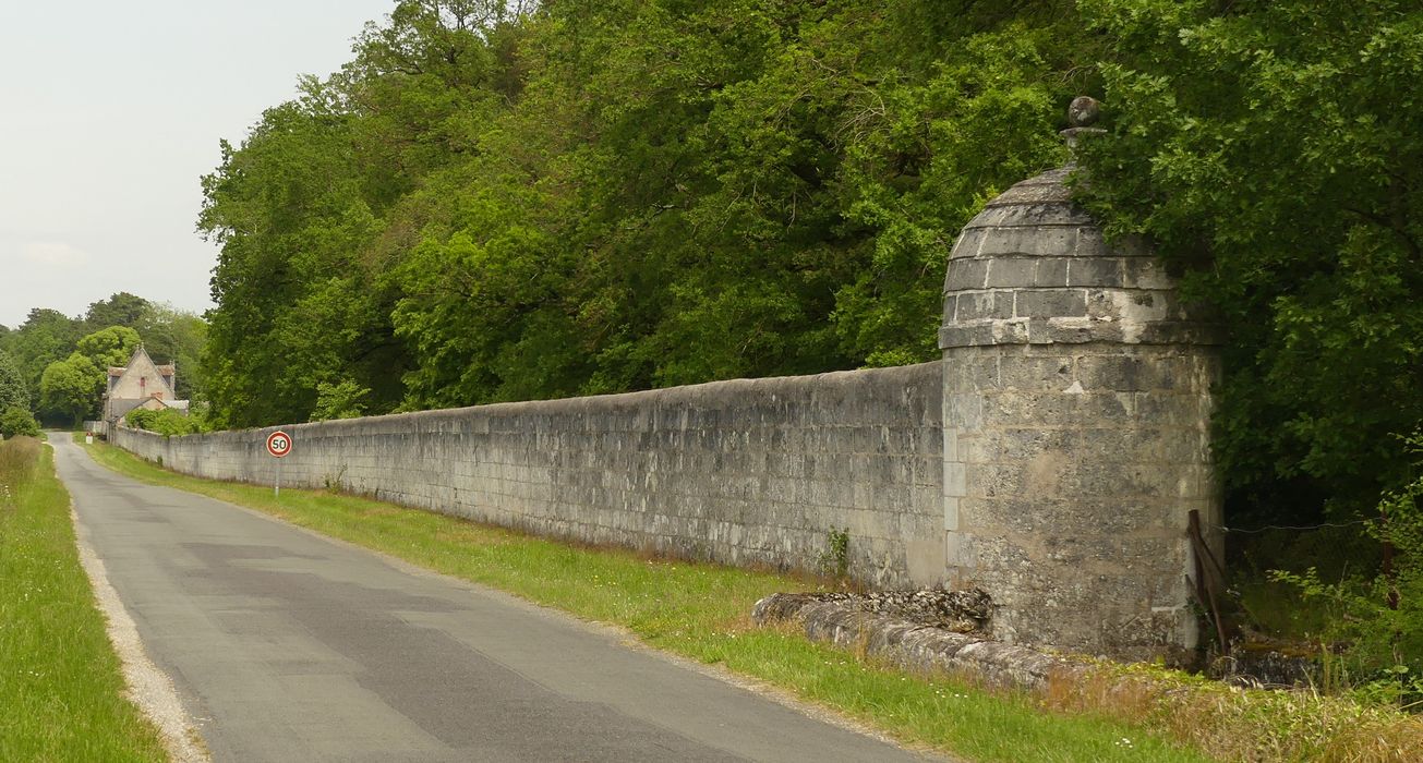 mur de clôture ouest