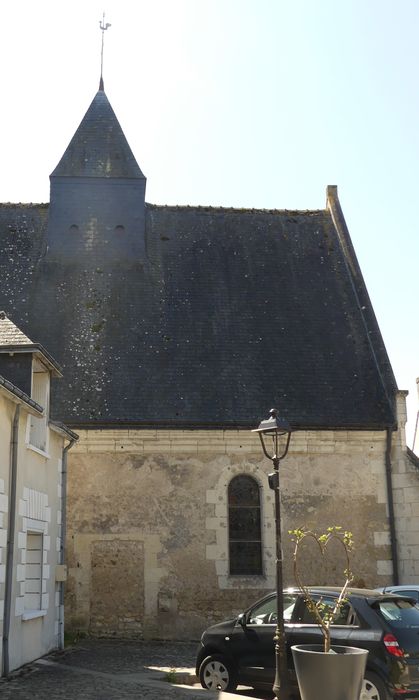 façade latérale nord, vue partielle