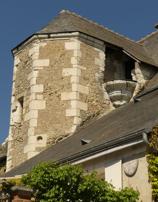 façade sud, tourelle d’escalier