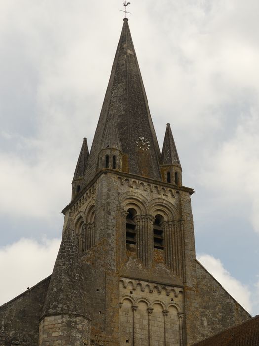 clocher, élévations nord et ouest