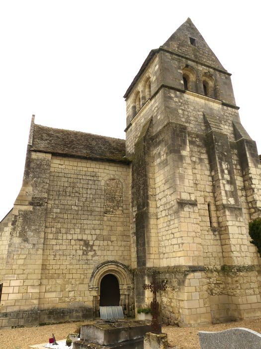 façade latérale sud, vue partielle