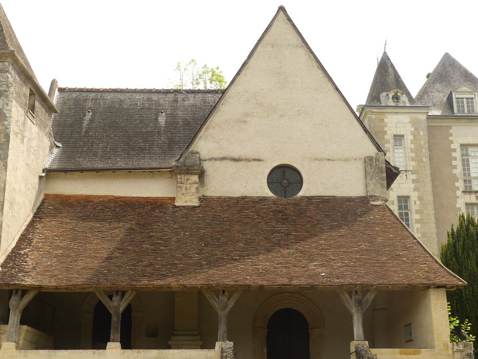 façade ouest, vue partielle