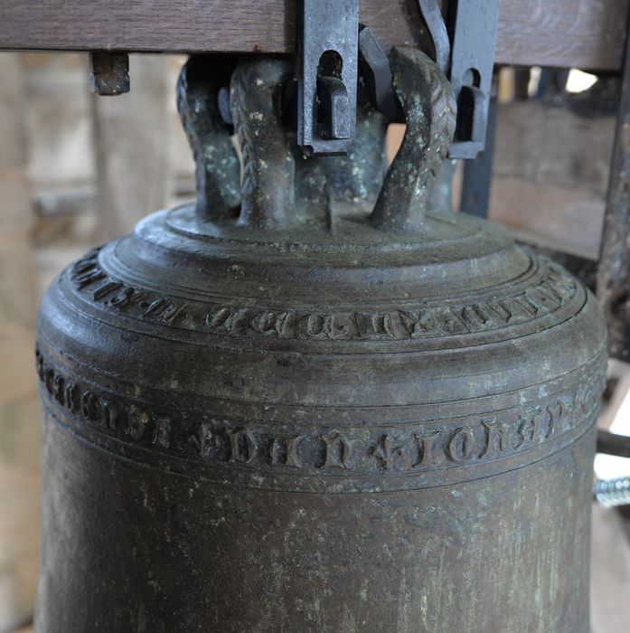 cloche de la chartreuse du Liget, détail de l’inscription