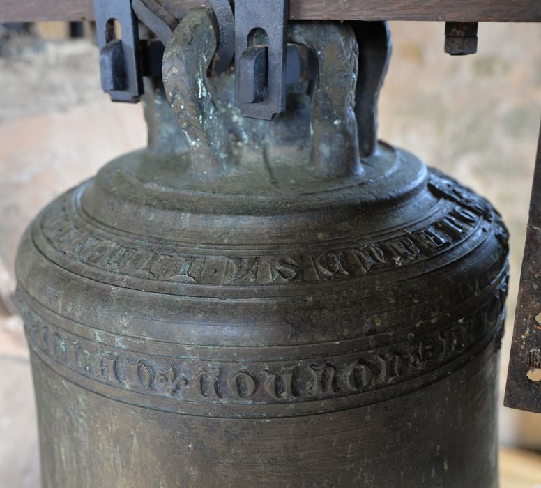 cloche de la chartreuse du Liget, détail de l’inscription