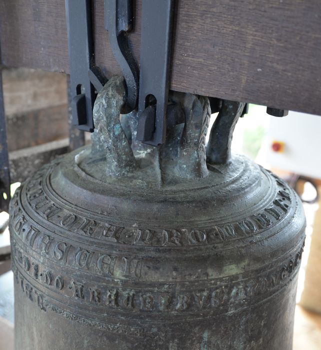 cloche de la chartreuse du Liget, détail de l’inscription