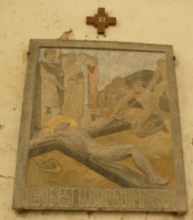 bas-relief (Chemin de Croix), détail d’une station