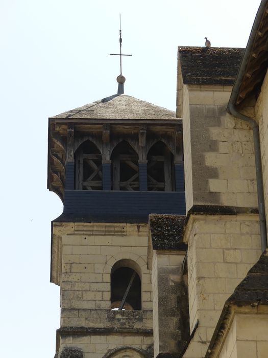 clocher, élévation ouest, vue partielle