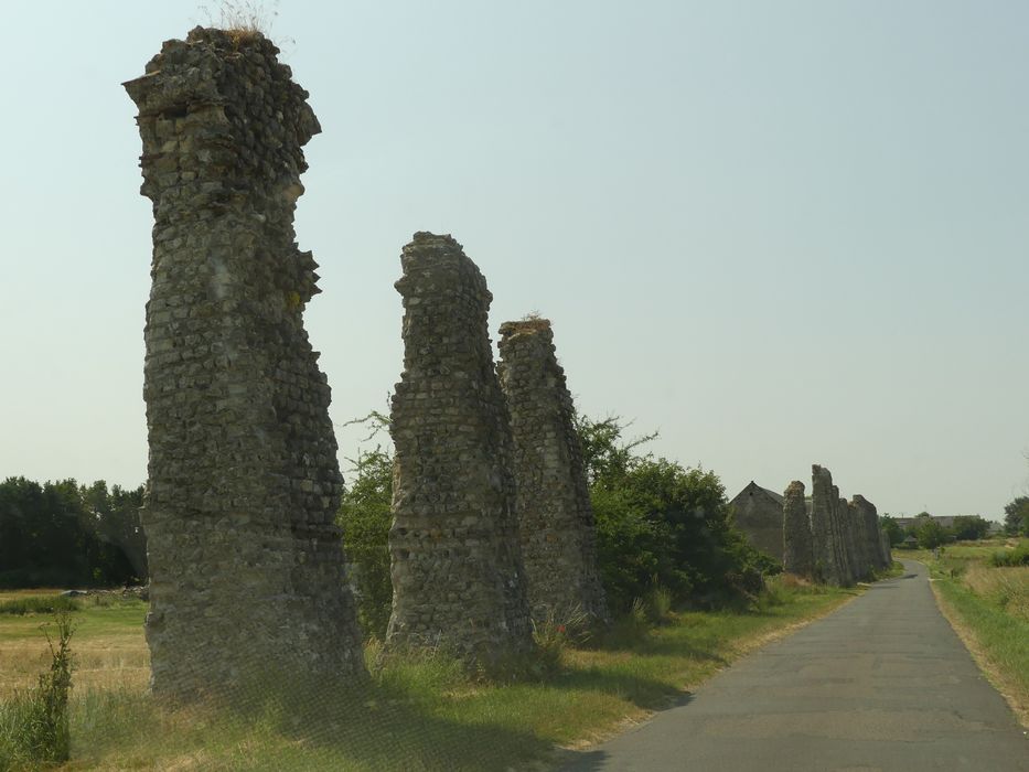 Vue partielle des vestiges