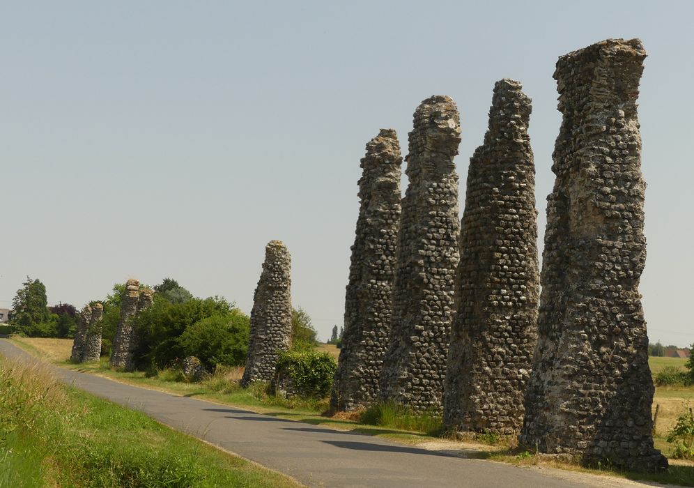 vue partielle des vestiges