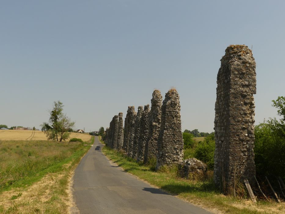 Vue partielle des vestiges