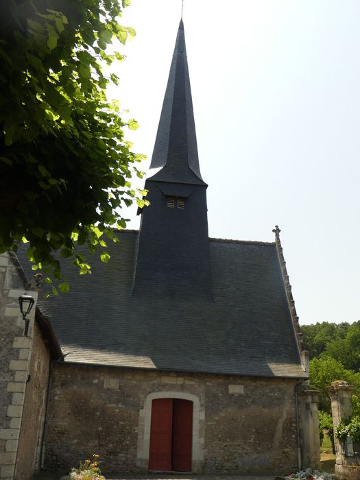 façade latérale nord, vue partielle