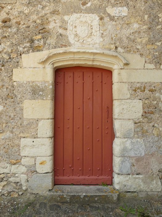 chapelle nord, détail de la porte d'accès