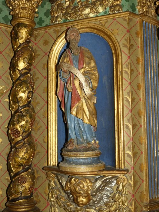 tabernacle du maître-autel, détail d'une statuette