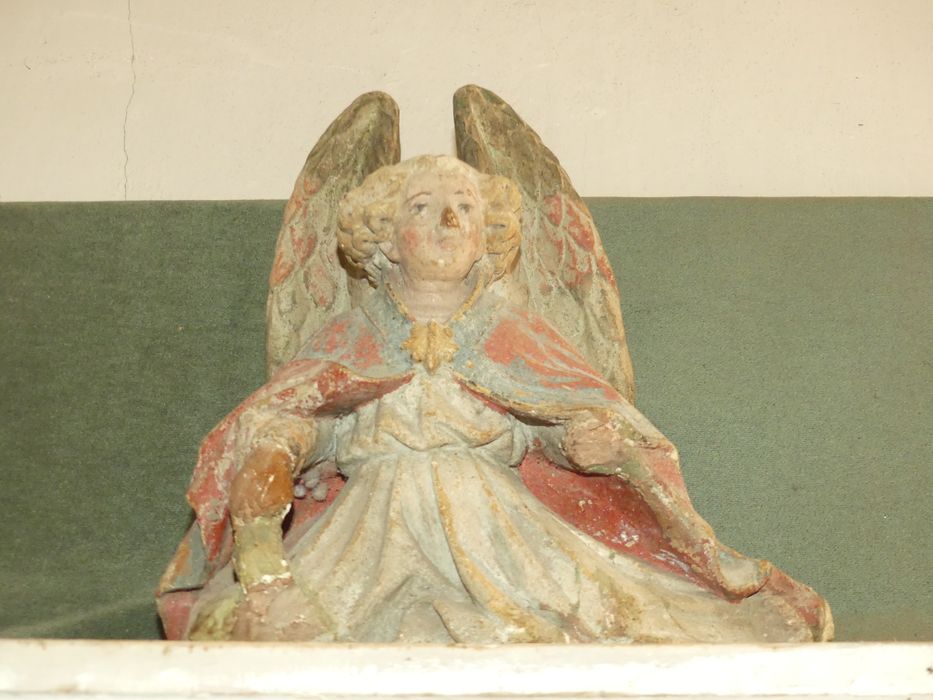 statuette : ange - © Ministère de la Culture (France), Conservation des antiquités et des objets d’art d'Indre-et-Loire - Tous droits réservés