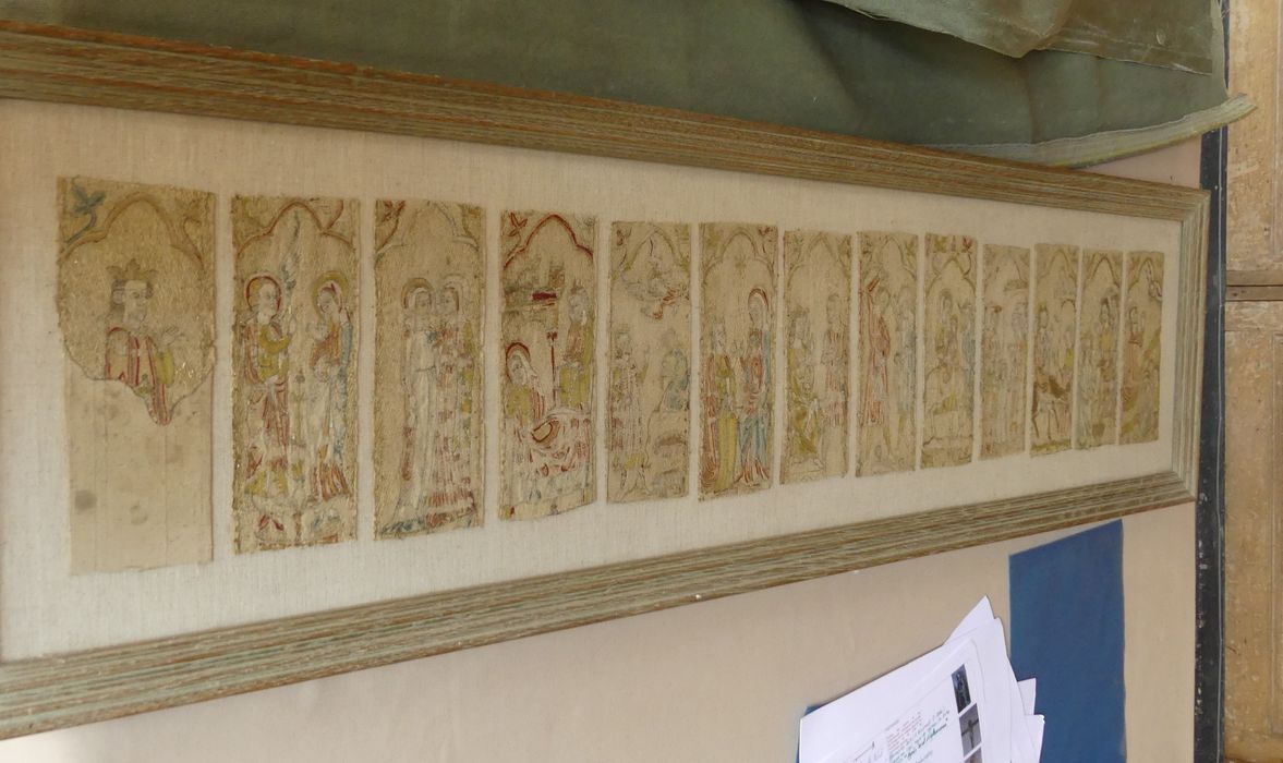 tableau de broderie - © Ministère de la Culture (France), Conservation des antiquités et des objets d’art d'Indre-et-Loire - Tous droits réservés