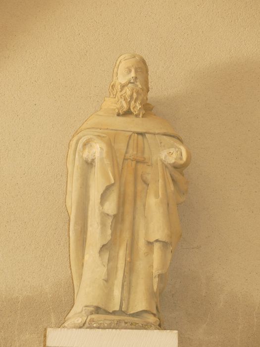 statue : Moine pèlerin (saint Jacques le majeur ?) - © Ministère de la Culture (France), Conservation des antiquités et des objets d’art d'Indre-et-Loire - Tous droits réservés