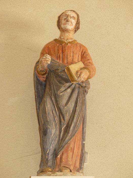 statue : Saint non identifié - © Ministère de la Culture (France), Conservation des antiquités et des objets d’art d'Indre-et-Loire - Tous droits réservés