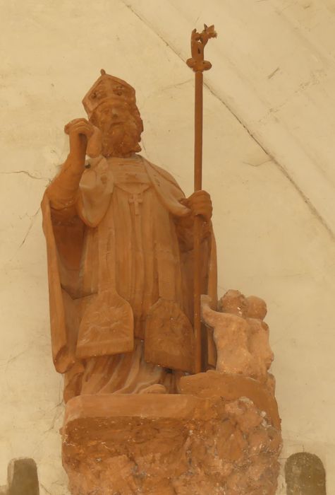 statue : Saint Nicolas - © Ministère de la Culture (France), Conservation des antiquités et des objets d’art d'Indre-et-Loire - Tous droits réservés