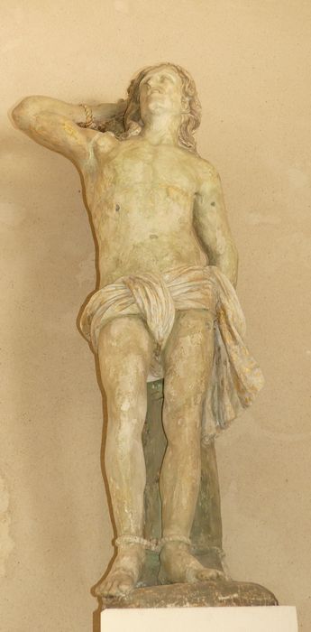 statue : Saint Sébastien - © Ministère de la Culture (France), Conservation des antiquités et des objets d’art d'Indre-et-Loire - Tous droits réservés