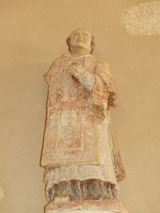 statue : Saint Vincent - © Ministère de la Culture (France), Conservation des antiquités et des objets d’art d'Indre-et-Loire - Tous droits réservés