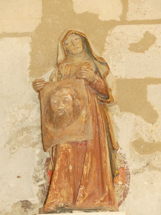 statuette : Sainte Véronique - © Ministère de la Culture (France), Conservation des antiquités et des objets d’art d'Indre-et-Loire - Tous droits réservés