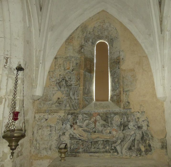 peintures monumentales de la sacristie : Scènes de l'histoire biblique de Suzanne