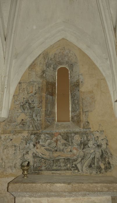 peintures monumentales de la sacristie : Scènes de l'histoire biblique de Suzanne