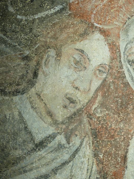 peintures monumentales de la sacristie : Scènes de l'histoire biblique de Suzanne, détail