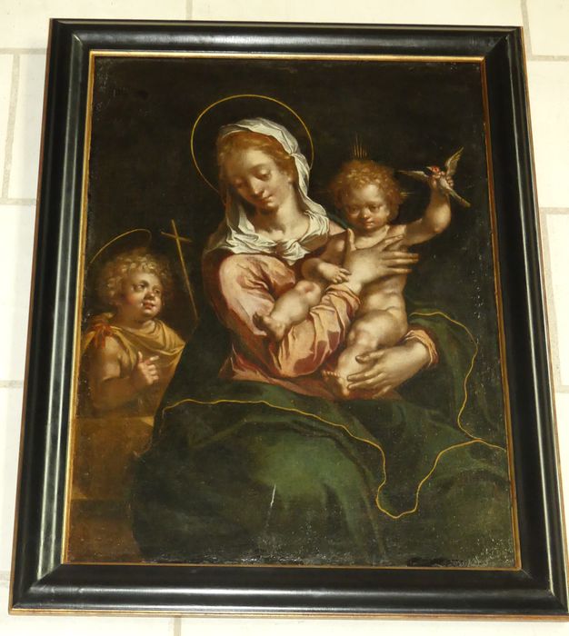 tableau : Vierge, Enfant Jésus et saint Jean-Baptiste