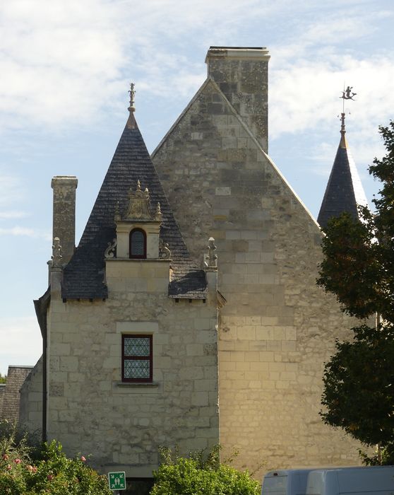 façade ouest, vue partielle