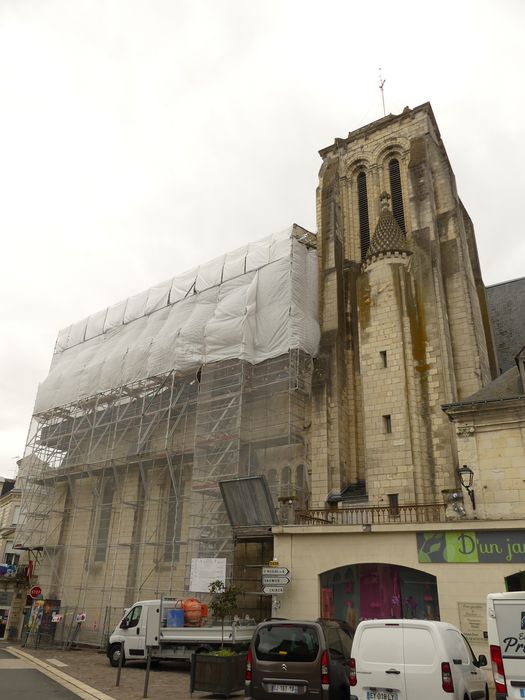 façade latérale nord, vue partielle