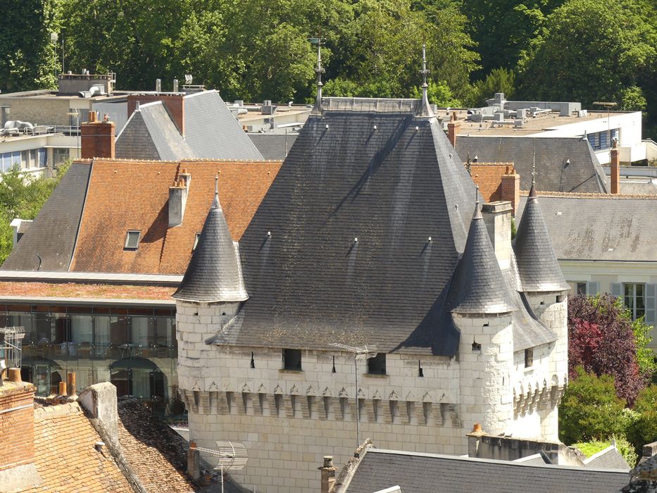 élévation ouest, vue partielle