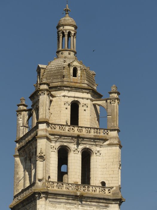 clocher, élévation sud, vue partielle