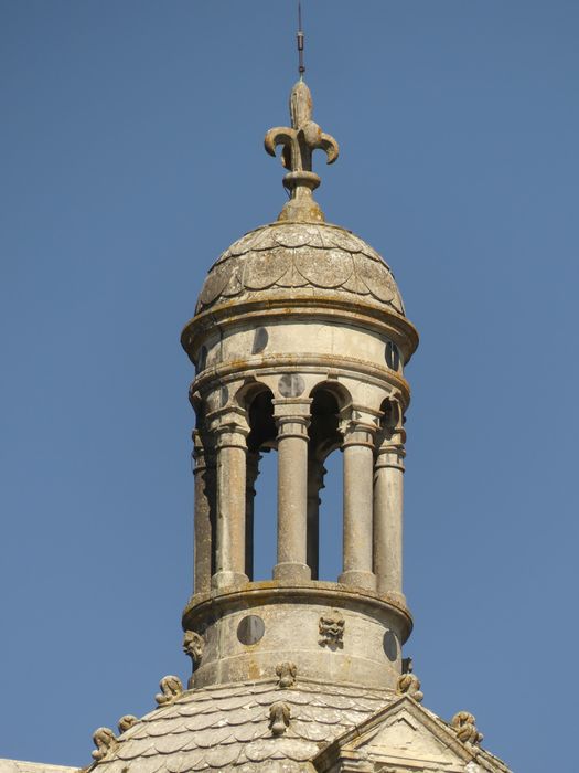 clocher, détail de la partie sommitale