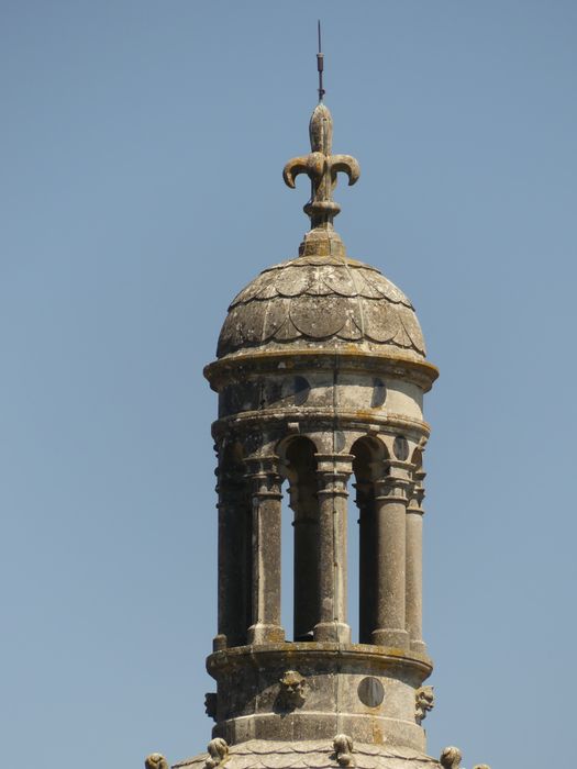 clocher, détail de la partie sommitale